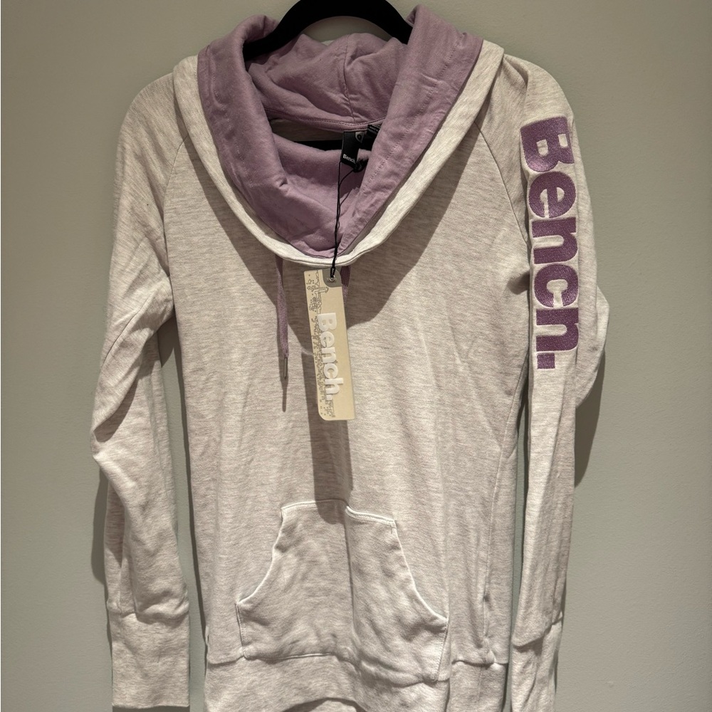 Bench White and Purple Hoodie NWT